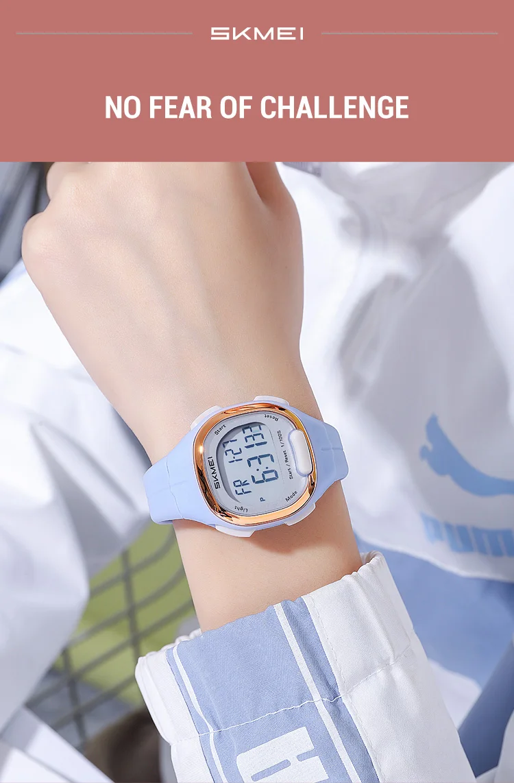 SKMEI 2457 Luxury Digital Womens Wristwatches Stopwatch Lady LED Display Waterproof Shockproof Countdown Watches for Women 2094 SKMEI 2457 Luxury Digital Womens Wristwatches Stopwatch Lady LED Display Waterproof Shockproof Countdown Watches for Women 2094