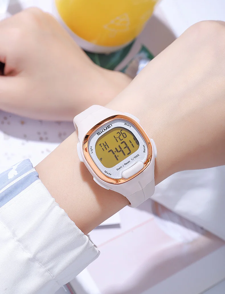 SKMEI 2457 Luxury Digital Womens Wristwatches Stopwatch Lady LED Display Waterproof Shockproof Countdown Watches for Women 2094 SKMEI 2457 Luxury Digital Womens Wristwatches Stopwatch Lady LED Display Waterproof Shockproof Countdown Watches for Women 2094