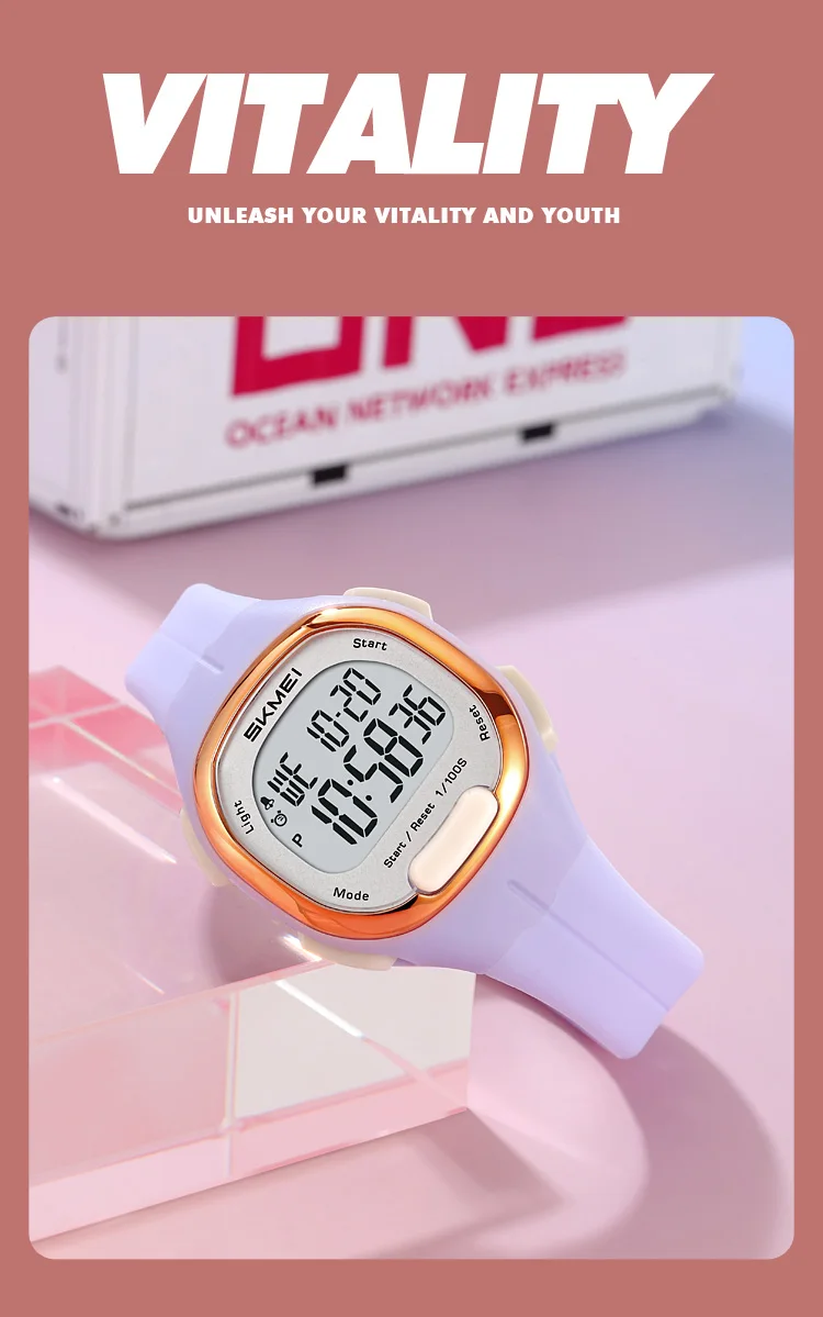 SKMEI 2457 Luxury Digital Womens Wristwatches Stopwatch Lady LED Display Waterproof Shockproof Countdown Watches for Women 2094 SKMEI 2457 Luxury Digital Womens Wristwatches Stopwatch Lady LED Display Waterproof Shockproof Countdown Watches for Women 2094