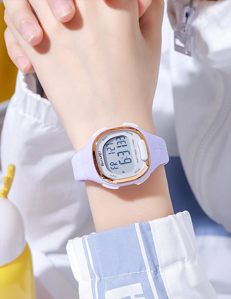 SKMEI 2457 Luxury Digital Womens Wristwatches Stopwatch Lady LED Display Waterproof Shockproof Countdown Watches for Women 2094 SKMEI 2457 Luxury Digital Womens Wristwatches Stopwatch Lady LED Display Waterproof Shockproof Countdown Watches for Women 2094