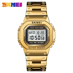 Skmei 1456 Multifunction Digital Sports Watch for Men with Stopwatch and Alarm (30M Waterproof)
