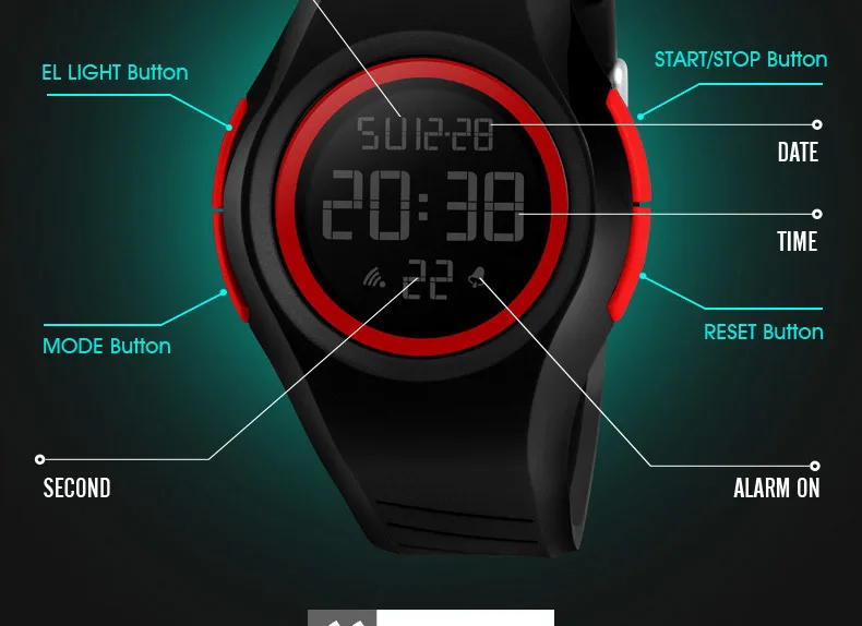 SKMEI 1269 Simple Sport Watch Men Waterproof Countdown Calendar Display Digital Men Wristwatches Military Clock reloj hombre1980 SKMEI 1269 Simple Sport Watch Men Waterproof Countdown Calendar Display Digital Men Wristwatches Military Clock reloj hombre1980