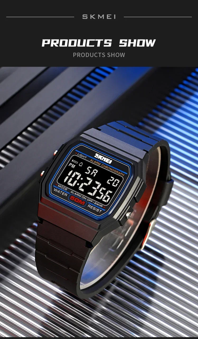 SKMEI Sports Watch for Men Waterproof Chrono Military LED Display Mens Digital Wristwatches Date Week Clock reloj hombre 2042