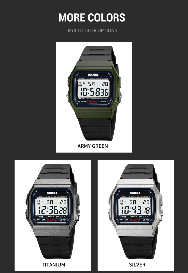 SKMEI Sports Watch for Men Waterproof Chrono Military LED Display Mens Digital Wristwatches Date Week Clock reloj hombre 2042