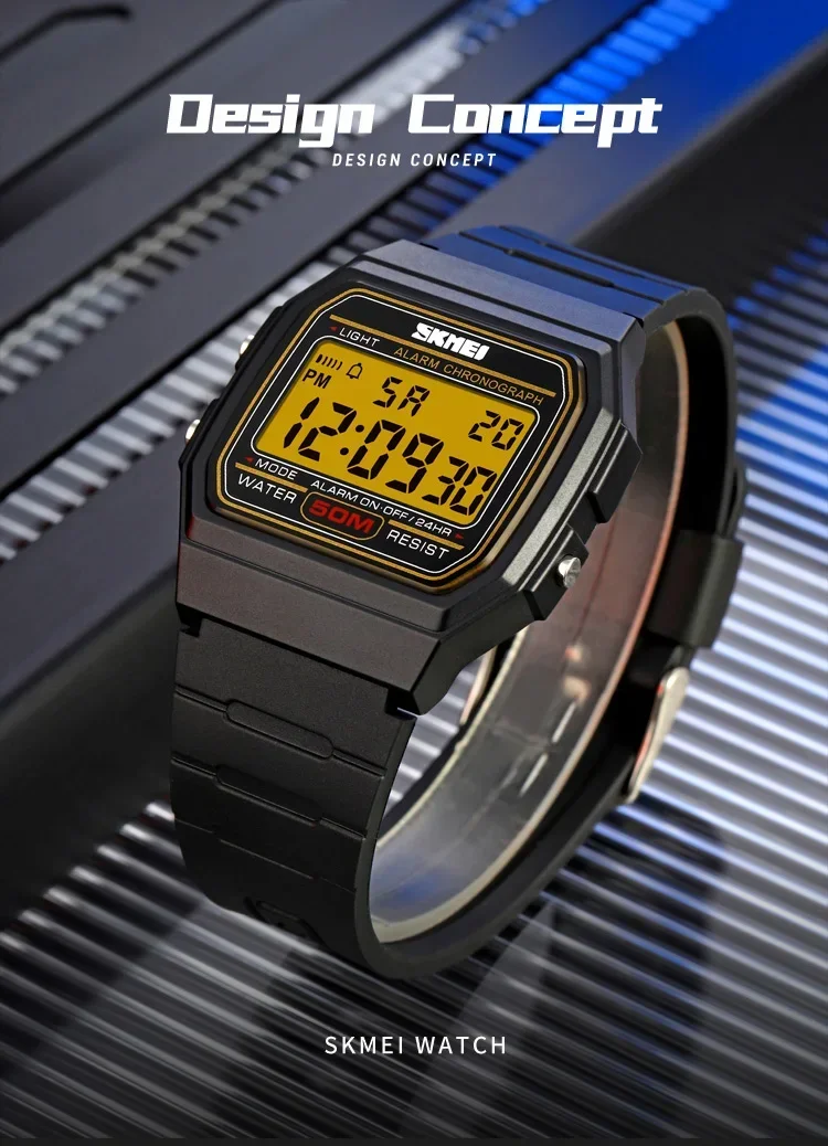 SKMEI Sports Watch for Men Waterproof Chrono Military LED Display Mens Digital Wristwatches Date Week Clock reloj hombre 2042
