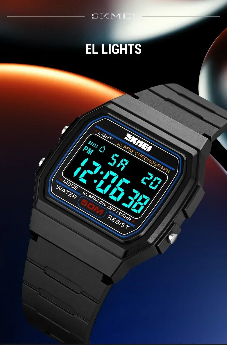 SKMEI Sports Watch for Men Waterproof Chrono Military LED Display Mens Digital Wristwatches Date Week Clock reloj hombre 2042