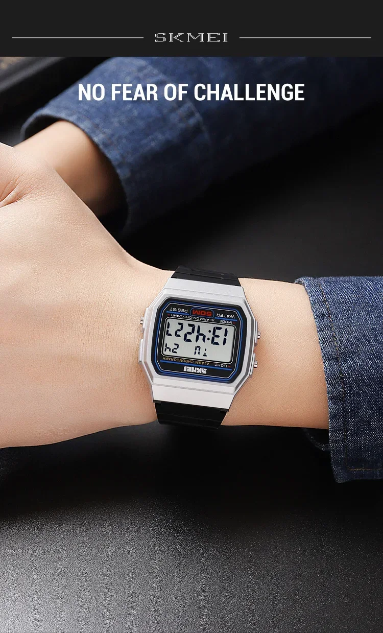 SKMEI Sports Watch for Men Waterproof Chrono Military LED Display Mens Digital Wristwatches Date Week Clock reloj hombre 2042