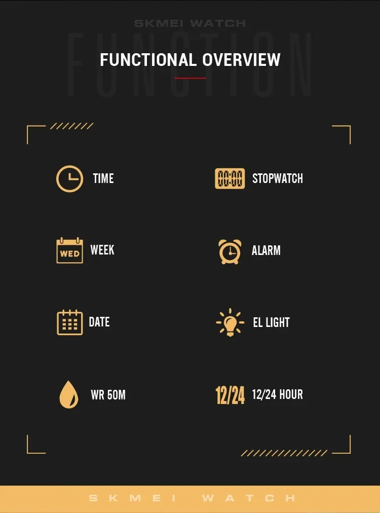 SKMEI Sports Watch for Men Waterproof Chrono Military LED Display Mens Digital Wristwatches Date Week Clock reloj hombre 2042