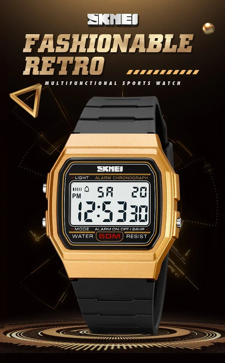 SKMEI Sports Watch for Men Waterproof Chrono Military LED Display Mens Digital Wristwatches Date Week Clock reloj hombre 2042