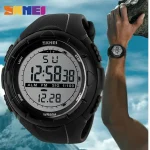 Skmei 1045 Multifunction Digital Sports Watch for Men with Alarm and LED Backlight (50M Waterproof)