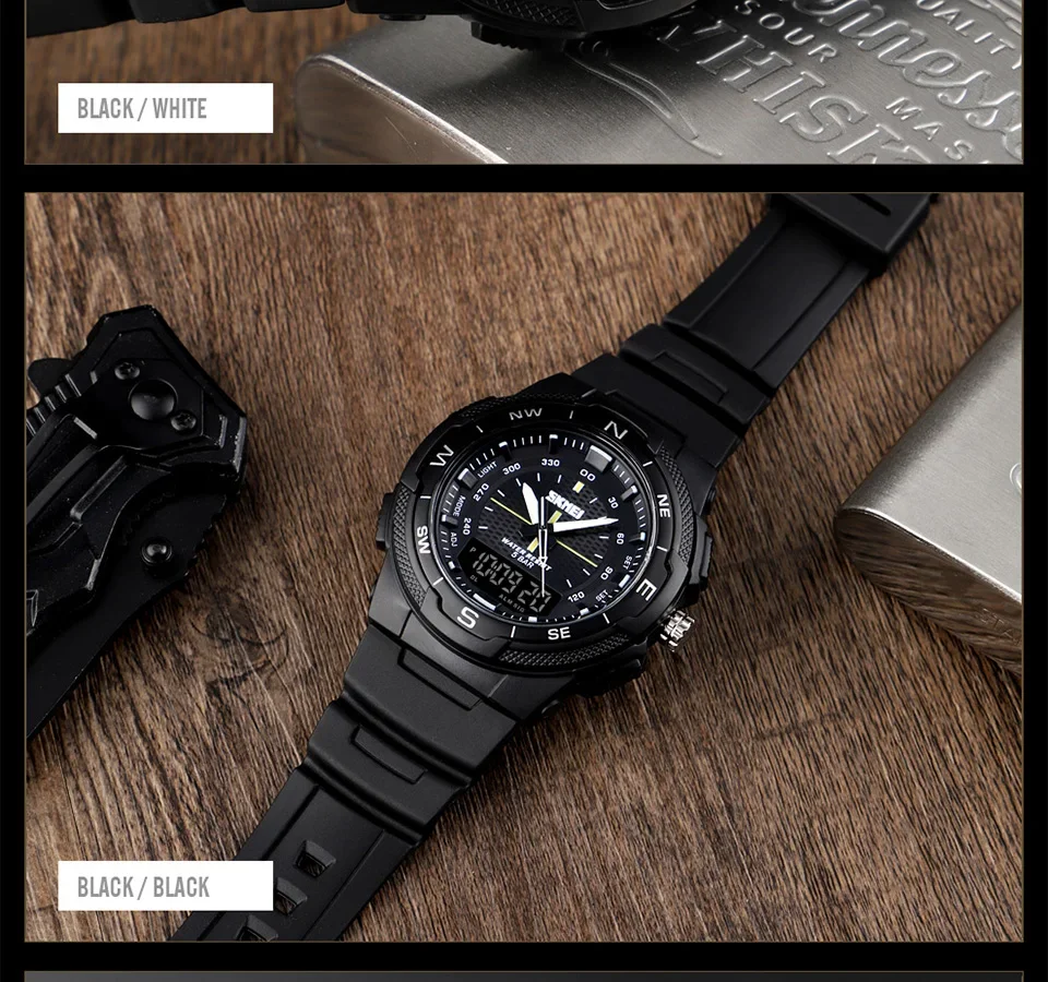 SKMEI Sports Digtal Watch for Men Electronic Military Quartz Alarm Clock Waterproof Mens Wristwatches 1370 Reloj Hombre 1454