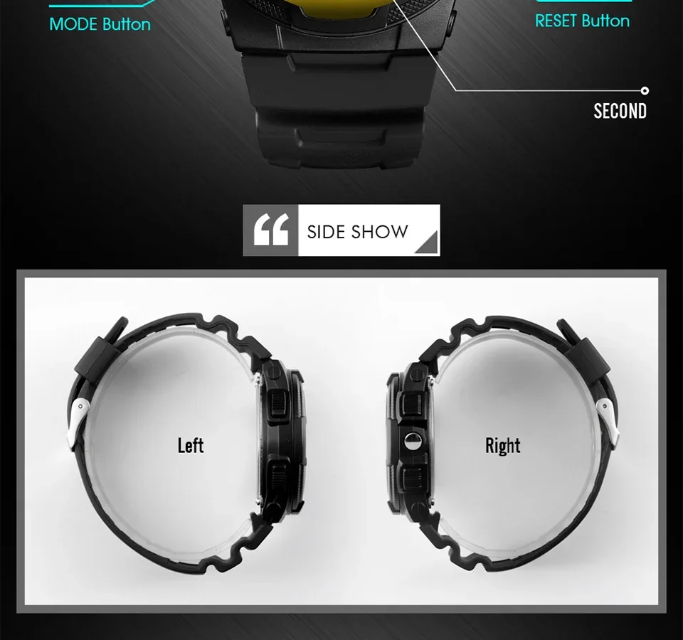 SKMEI Sports Digtal Watch for Men Electronic Military Quartz Alarm Clock Waterproof Mens Wristwatches 1370 Reloj Hombre 1454