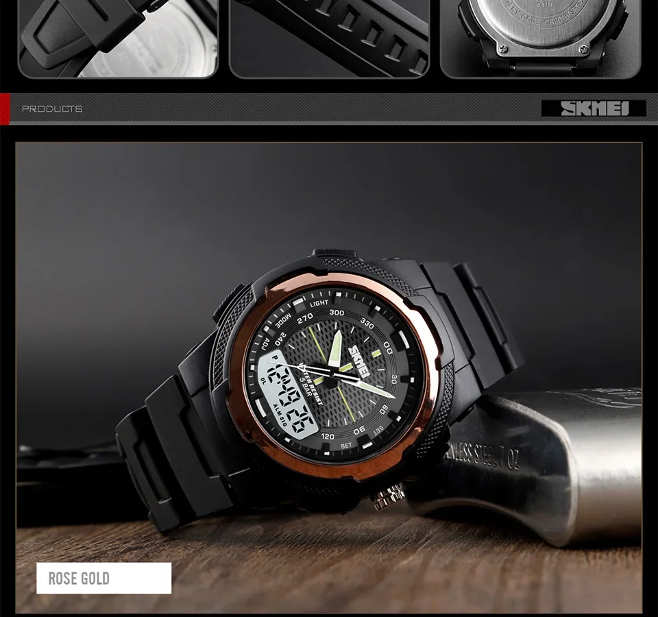 SKMEI Sports Digtal Watch for Men Electronic Military Quartz Alarm Clock Waterproof Mens Wristwatches 1370 Reloj Hombre 1454