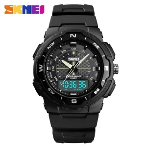 SKMEI 1454 Multifunction Digital Sports Watch for Men with Stopwatch and Alarm (50M Waterproof)