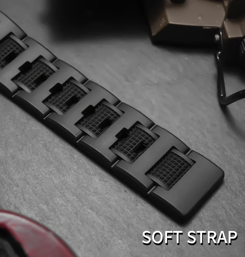 SANDA 6024 LED Dual Display Electronic Digital Mens Wristwatches Sport Quartz Watch for Men Waterproof Military Shockproof Clock