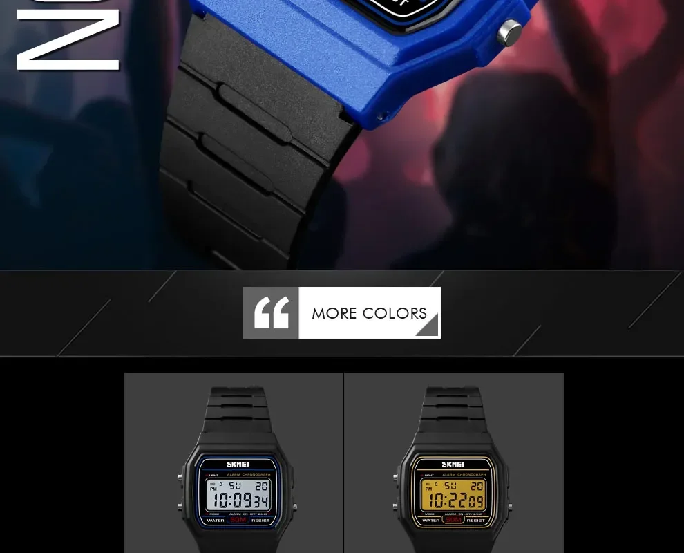 SKMEI Waterproof Sports Digital Watch for Women Couple Girl Date Week Female Wristwatch Womens Clock 2042 Relogio Feminino 1412