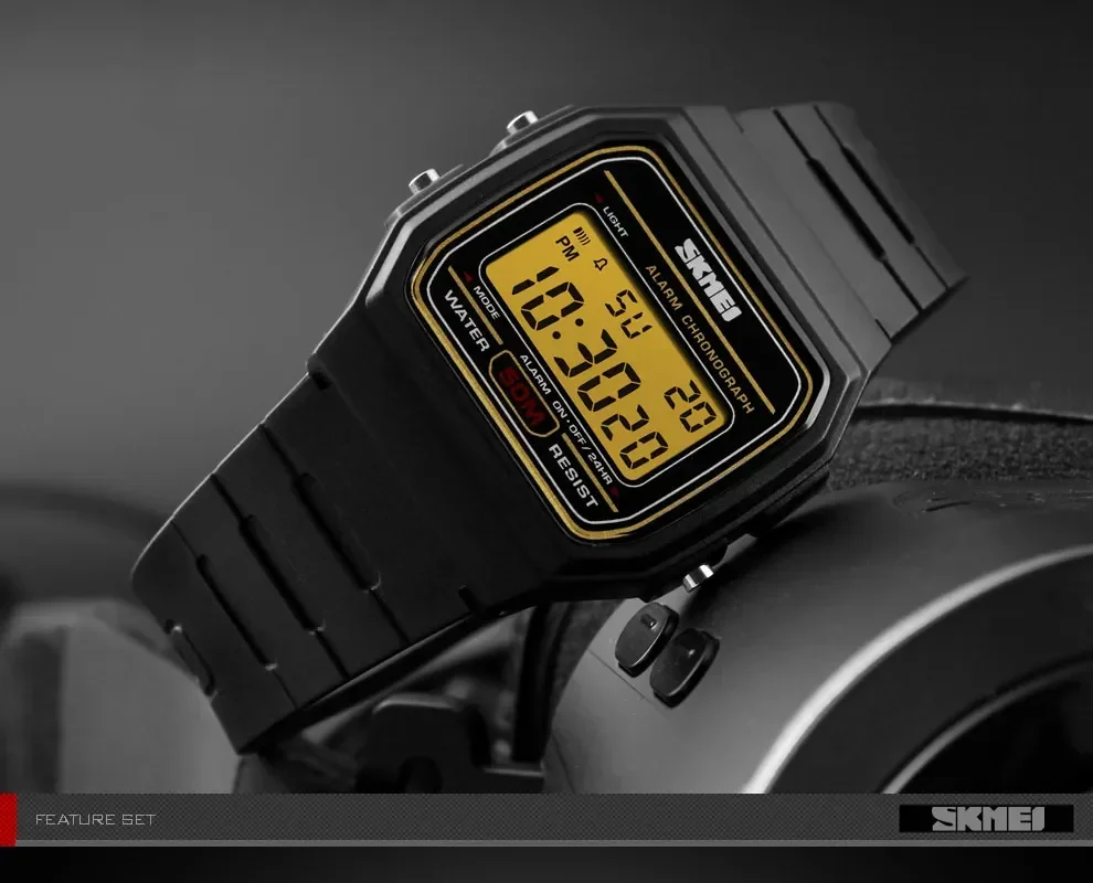 SKMEI Waterproof Sports Digital Watch for Women Couple Girl Date Week Female Wristwatch Womens Clock 2042 Relogio Feminino 1412