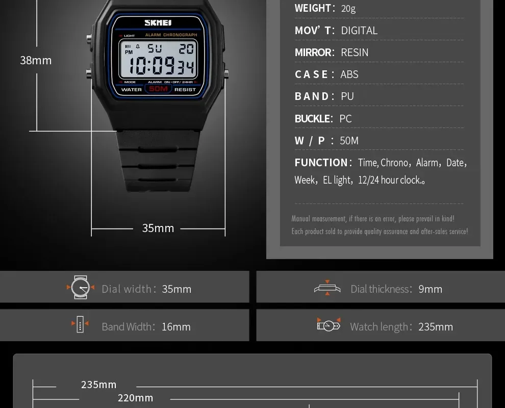 SKMEI Waterproof Sports Digital Watch for Women Couple Girl Date Week Female Wristwatch Womens Clock 2042 Relogio Feminino 1412