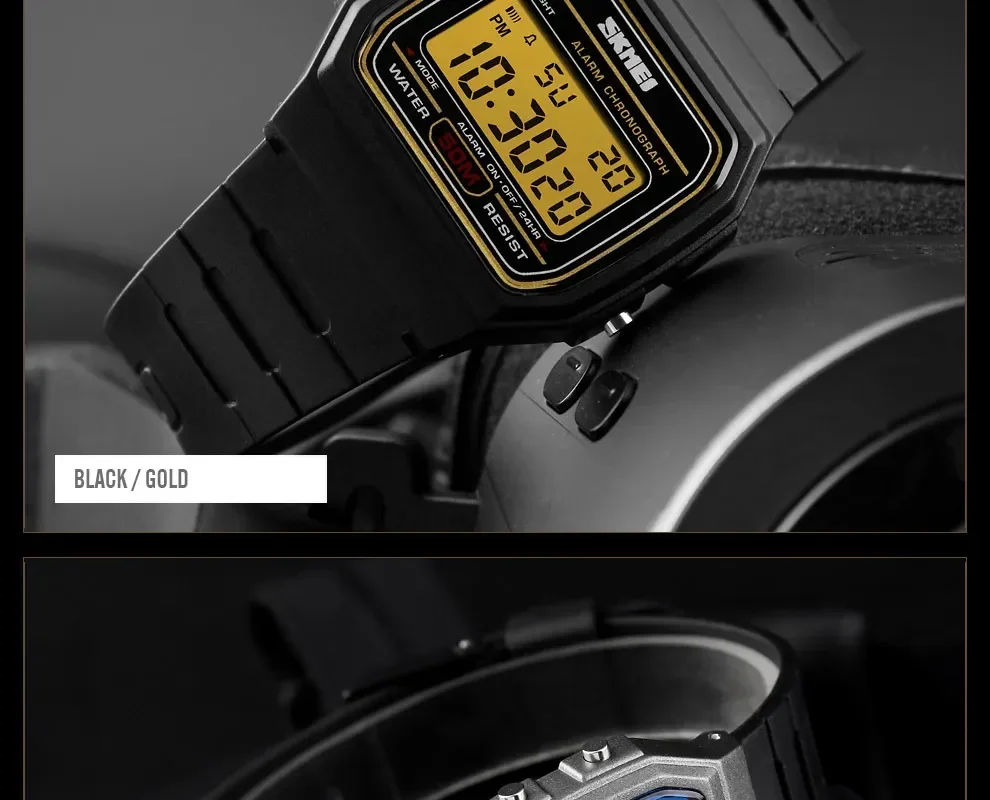 SKMEI Waterproof Sports Digital Watch for Women Couple Girl Date Week Female Wristwatch Womens Clock 2042 Relogio Feminino 1412