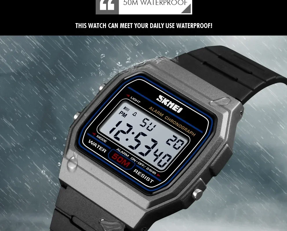 SKMEI Waterproof Sports Digital Watch for Women Couple Girl Date Week Female Wristwatch Womens Clock 2042 Relogio Feminino 1412