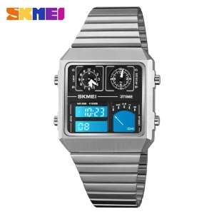 Skmei 2198 Multifunction Digital Sports Watch for Men with Thermometer and Alarm (30M Waterproof)