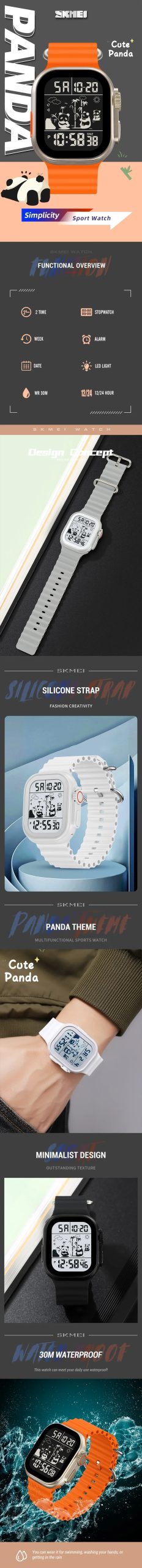 SKMEI 2247 Luxury Digital Sports Watch for Men Women Waterproof Electronic Minimalism Design Girl Boy Wristwatches Reloj Hombre