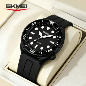 Skmei 2007 Luxury Quartz Sports Watch for Men with Date Display (30M Waterproof)