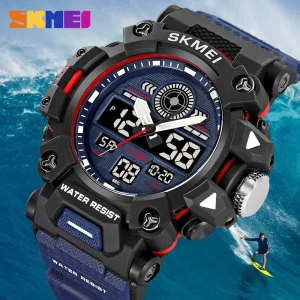 Skmei 2226 Military Digital Sports Watch with Date and Countdown Timer for Men (50M Waterproof)
