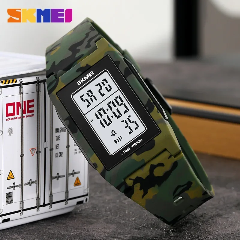 Skmei 2321 Multifunction Digital Sports Watch with Chronograph and Dual Time (50M Waterproof) Skmei 2321 Multifunction Digital Sports Watch with Chronograph and Dual Time (50M Waterproof) - Image 3