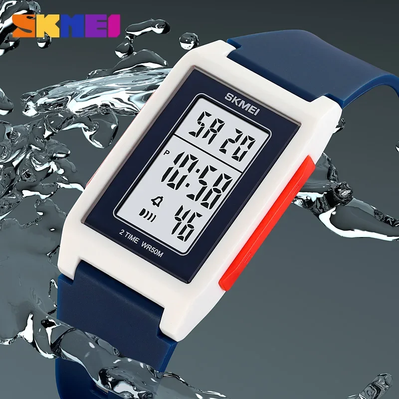 Skmei 2321 Multifunction Digital Sports Watch with Chronograph and Dual Time (50M Waterproof) Skmei 2321 Multifunction Digital Sports Watch with Chronograph and Dual Time (50M Waterproof) - Image 4