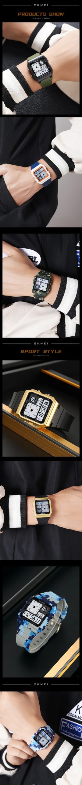 SKMEI 2347 LED Military Display Mens Digital Wristwatches Sports Watch for Men Waterproof Chrono Date Week Clock Reloj Hombre SKMEI 2347 LED Military Display Mens Digital Wristwatches Sports Watch for Men Waterproof Chrono Date Week Clock Reloj Hombre