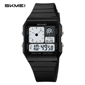 SKMEI 2347 Military Digital Sports Watch with LED Display and Chronograph (Waterproof)