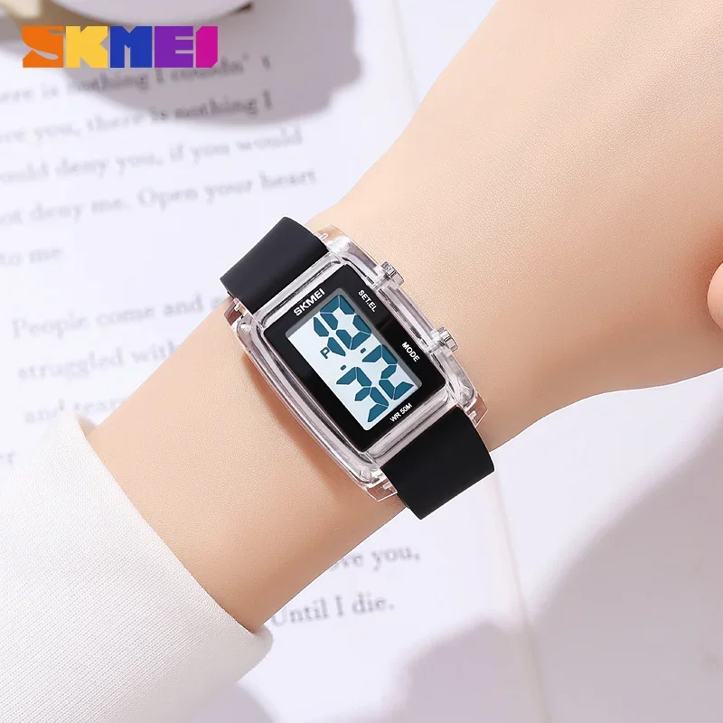 Skmei 2325 Waterproof Digital Sports Watch with Backlight and Countdown for Women (50M Waterproof) Skmei 2325 Waterproof Digital Sports Watch with Backlight and Countdown for Women (50M Waterproof) - Image 5