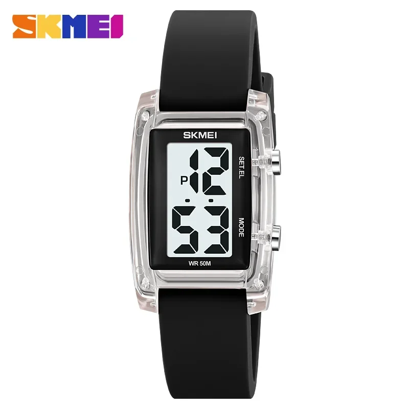 Skmei 2325 Waterproof Digital Sports Watch with Backlight and Countdown for Women (50M Waterproof) Skmei 2325 Waterproof Digital Sports Watch with Backlight and Countdown for Women (50M Waterproof) - Image 2