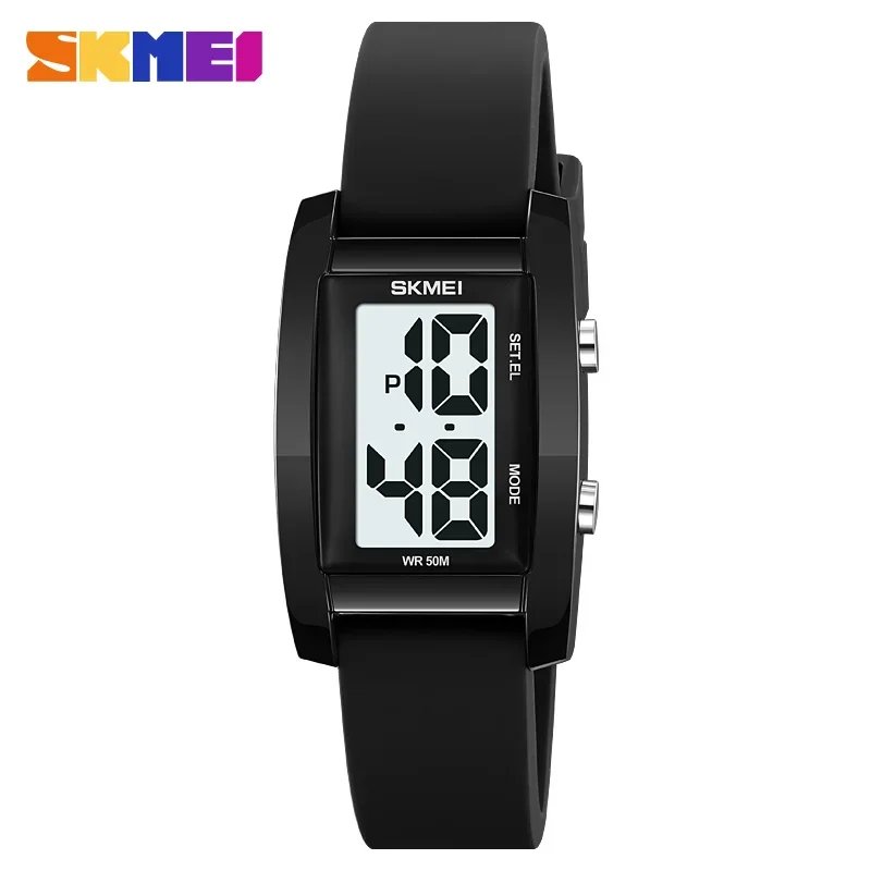 Skmei 2325 Waterproof Digital Sports Watch with Backlight and Countdown for Women (50M Waterproof) Skmei 2325 Waterproof Digital Sports Watch with Backlight and Countdown for Women (50M Waterproof) - Image 3