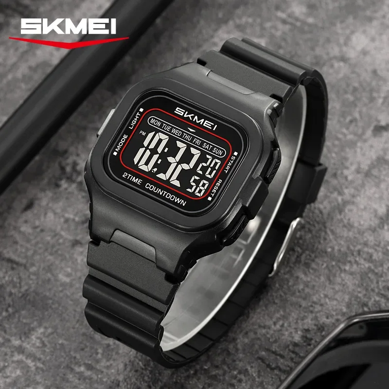 Skmei 2343 Military Digital Sports Watch with LED Display and Alarm (Waterproof) Skmei 2343 Military Digital Sports Watch with LED Display and Alarm (Waterproof)