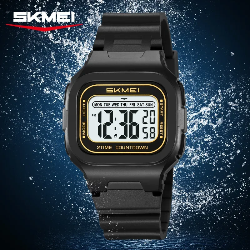 Skmei 2343 Military Digital Sports Watch with LED Display and Alarm (Waterproof) Skmei 2343 Military Digital Sports Watch with LED Display and Alarm (Waterproof) - Image 4