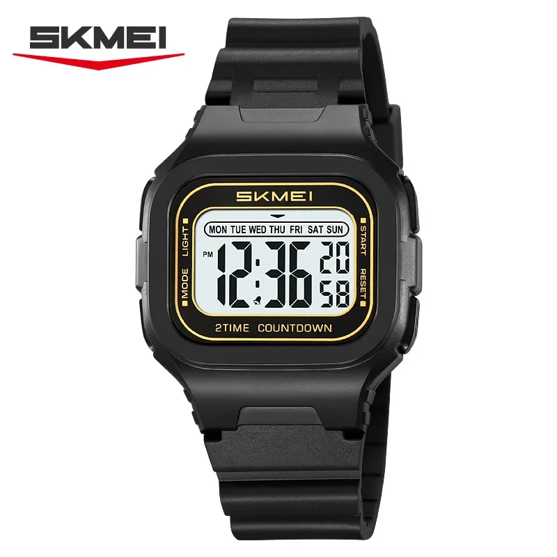 Skmei 2343 Military Digital Sports Watch with LED Display and Alarm (Waterproof) Skmei 2343 Military Digital Sports Watch with LED Display and Alarm (Waterproof) - Image 3