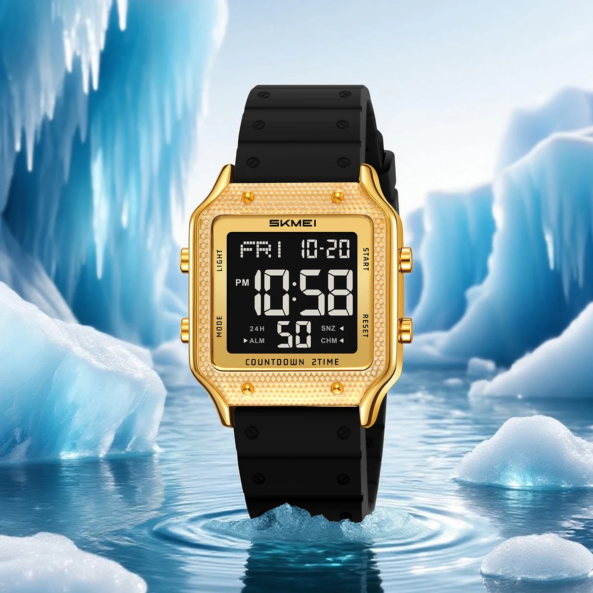 Skmei 2526 Multifunctional Digital Sports Watch with Dual Time and Chronograph for Men and Women (30M Waterproof) Skmei 2526 Multifunctional Digital Sports Watch with Dual Time and Chronograph for Men and Women (30M Waterproof) - Image 3
