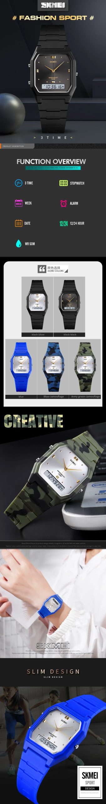 SKMEI 1604 Luxury Waterproof Watch for Men Women Sport Countdown Lady Digital Quartz Wristwatches Womens Clock Relogio Masculino SKMEI 1604 Luxury Waterproof Watch for Men Women Sport Countdown Lady Digital Quartz Wristwatches Womens Clock Relogio Masculino