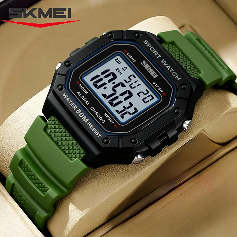 Skmei 1628 Military Digital Sports Watch with LED Display and Alarm (50M Waterproof) Skmei 1628 Military Digital Sports Watch with LED Display and Alarm (50M Waterproof)