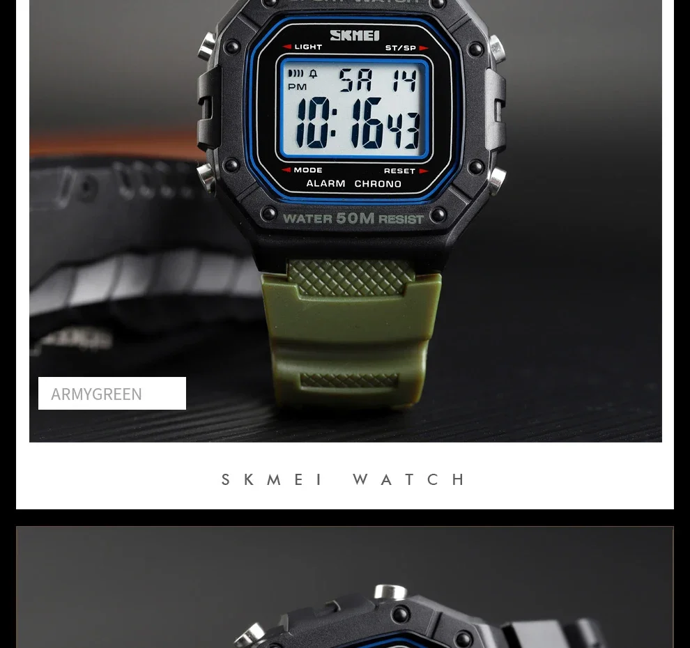 SKMEI Military Digital LED Display Electronic Mens Wristwatches Waterproof Sports Watch for Men Clock 1628 Reloj Hombre SKMEI Military Digital LED Display Electronic Mens Wristwatches Waterproof Sports Watch for Men Clock 1628 Reloj Hombre