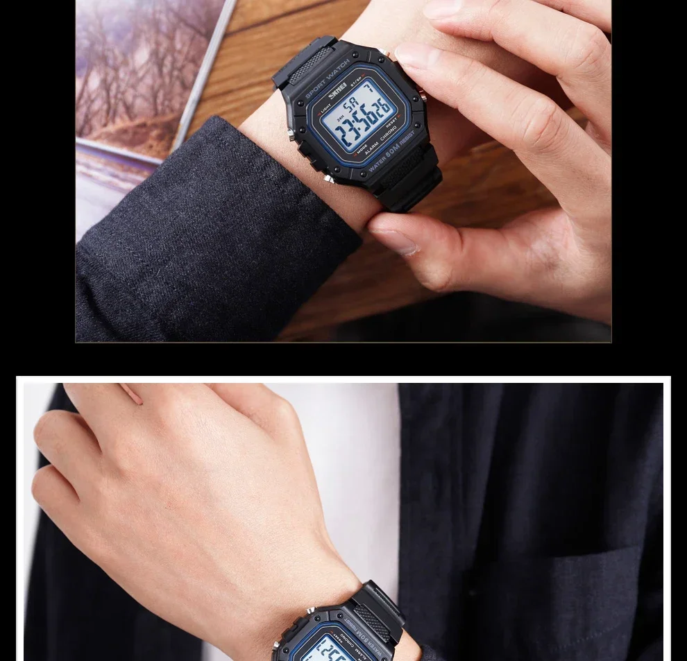 SKMEI Military Digital LED Display Electronic Mens Wristwatches Waterproof Sports Watch for Men Clock 1628 Reloj Hombre SKMEI Military Digital LED Display Electronic Mens Wristwatches Waterproof Sports Watch for Men Clock 1628 Reloj Hombre