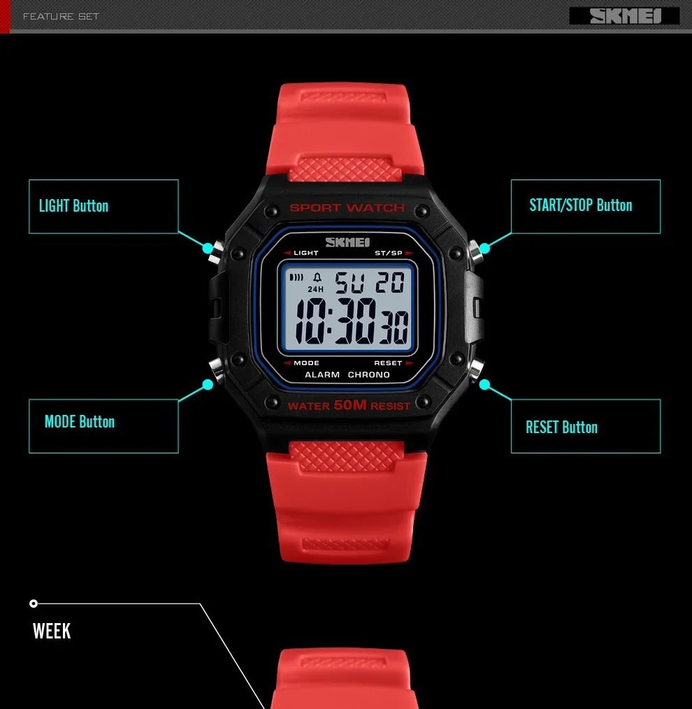 SKMEI Military Digital LED Display Electronic Mens Wristwatches Waterproof Sports Watch for Men Clock 1628 Reloj Hombre SKMEI Military Digital LED Display Electronic Mens Wristwatches Waterproof Sports Watch for Men Clock 1628 Reloj Hombre