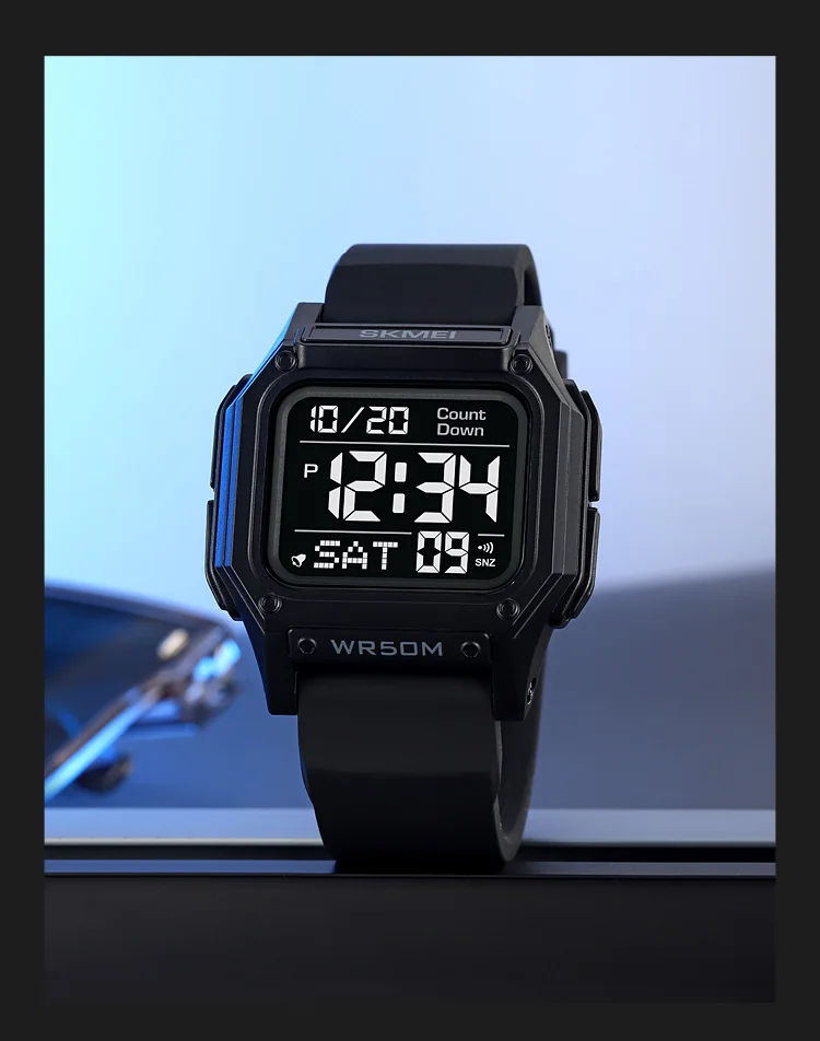 SKMEI 2537 Military Sport Digital Watch for Men LED Display Waterproof Electronics Mens Wristwatch Alarm Clock 1894 Reloj Hombre SKMEI 2537 Military Sport Digital Watch for Men LED Display Waterproof Electronics Mens Wristwatch Alarm Clock 1894 Reloj Hombre