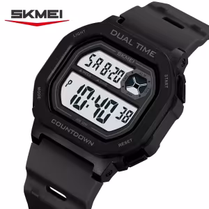 Skmei 2543 Multifunction Military Watch for Men with Dual Time and Alarm (50M Waterproof)