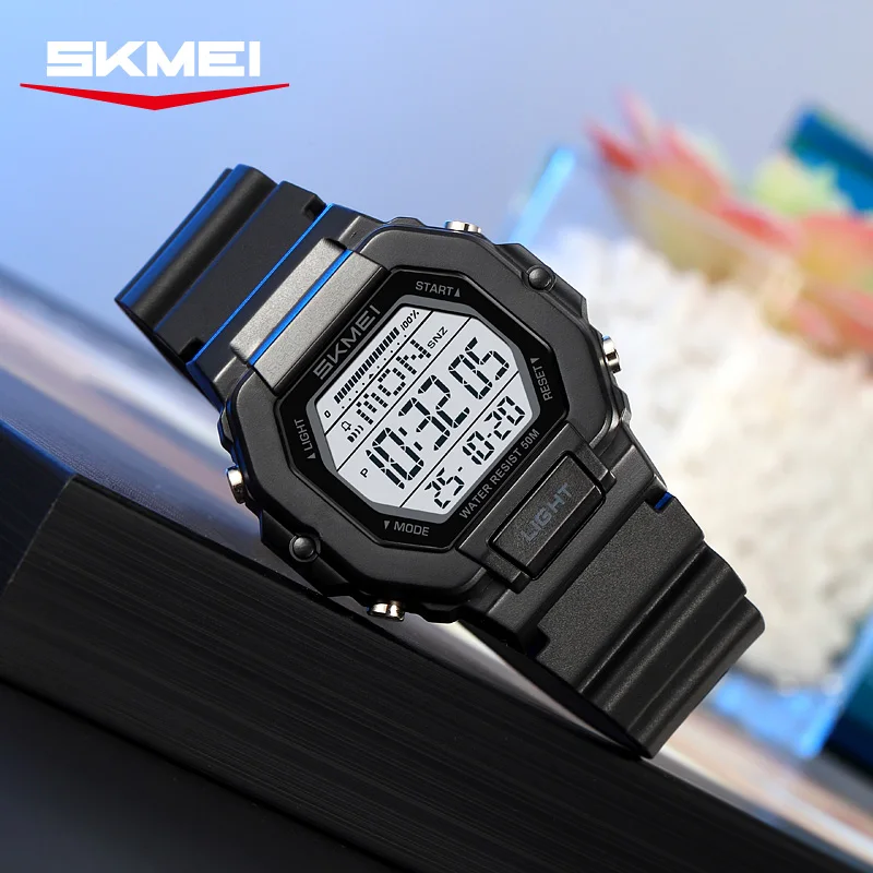 SKMEI 2573 Multifunctional Digital Sports Watch for Women with Dual Time and Countdown (50M Waterproof) SKMEI 2573 Multifunctional Digital Sports Watch for Women with Dual Time and Countdown (50M Waterproof) - Image 6