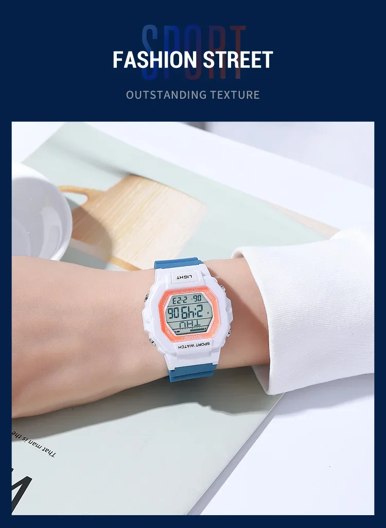 SKMEI 2573 Fashion Electronic Watch Women Sport Waterproof Wristwatch Calendar Date Digital Girl Watches 1622 Reloj Demujer SKMEI 2573 Fashion Electronic Watch Women Sport Waterproof Wristwatch Calendar Date Digital Girl Watches 1622 Reloj Demujer