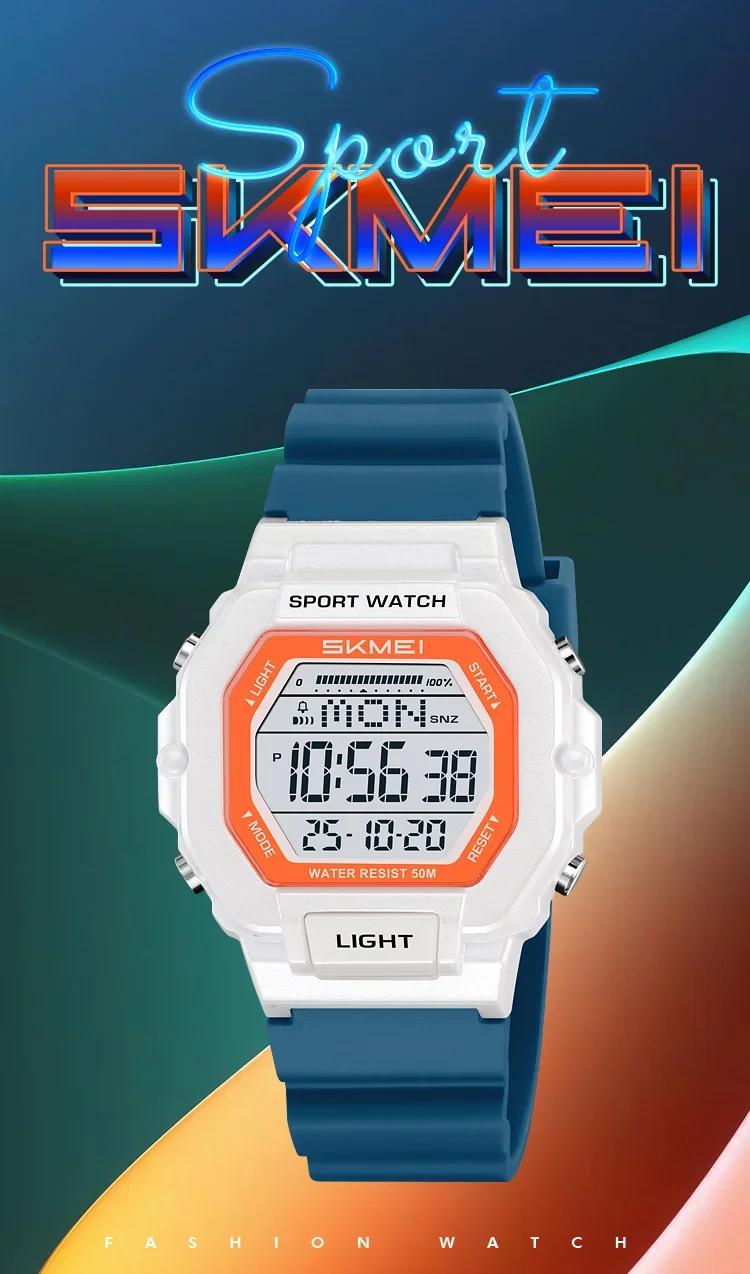 SKMEI 2573 Fashion Electronic Watch Women Sport Waterproof Wristwatch Calendar Date Digital Girl Watches 1622 Reloj Demujer SKMEI 2573 Fashion Electronic Watch Women Sport Waterproof Wristwatch Calendar Date Digital Girl Watches 1622 Reloj Demujer