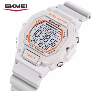 SKMEI 2573 Multifunctional Digital Sports Watch for Women with Dual Time and Countdown (50M Waterproof)
